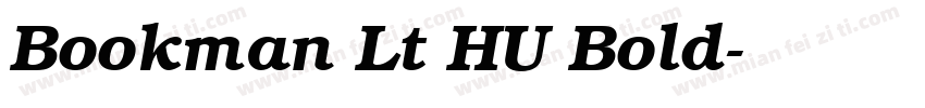 Bookman Lt HU Bold字体转换